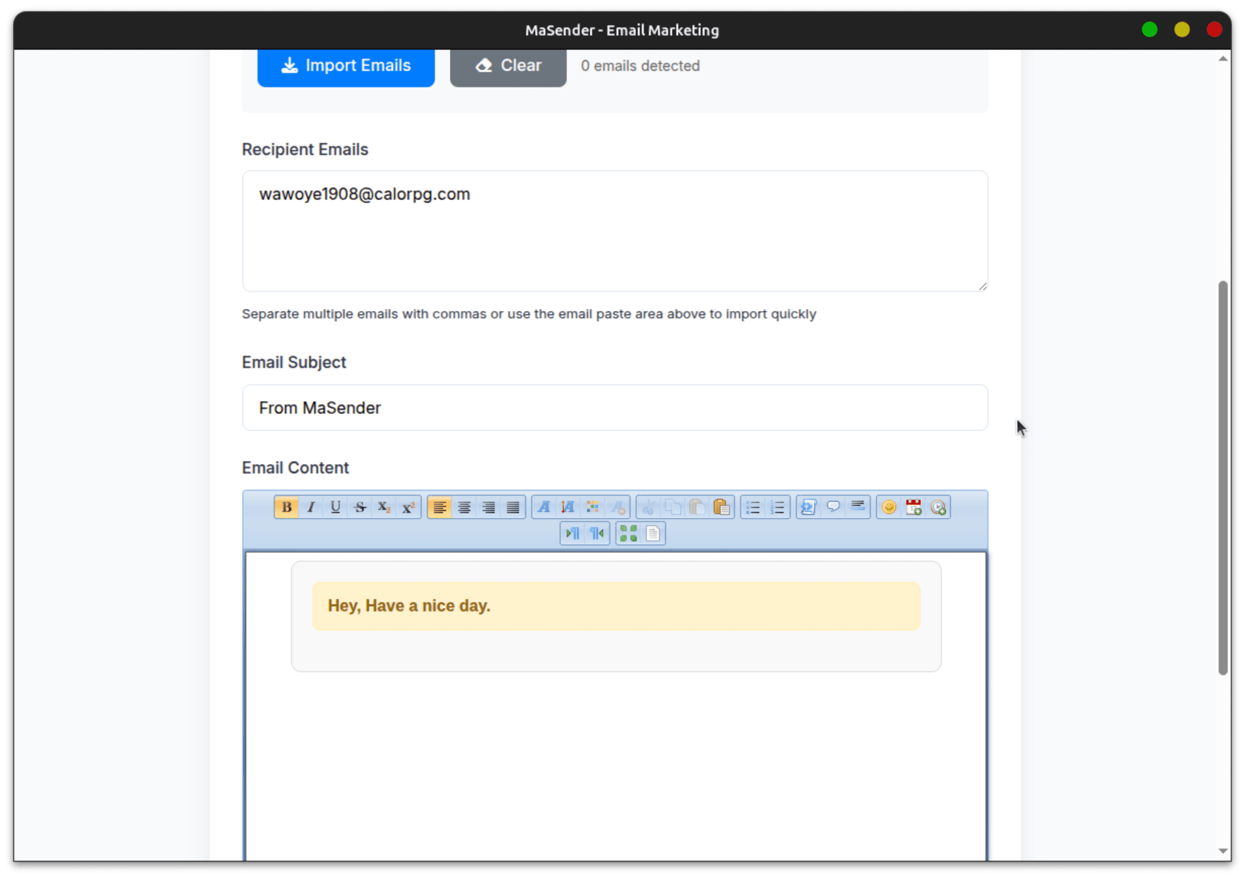 MaSender Screenshot 3